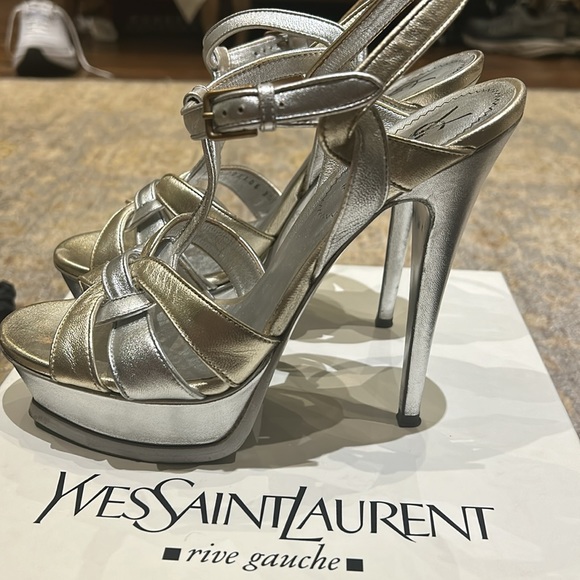 Ysl Tribute 105 sanbdal silver/gold 38 - Picture 2 of 7